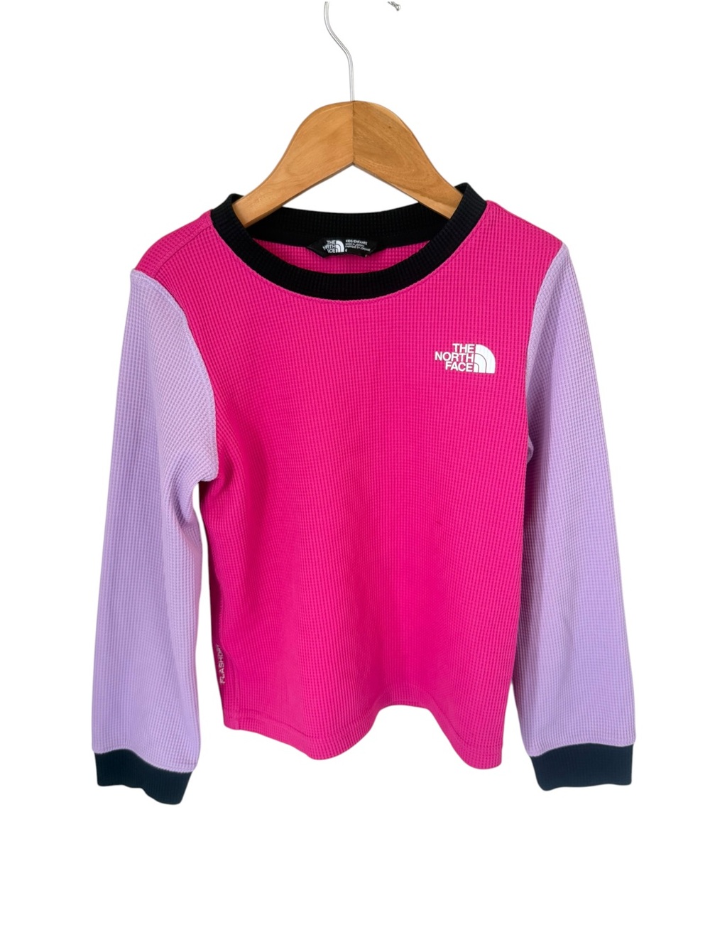 The North Face Girls' Pink & Lavender Thermal Crew flash dry